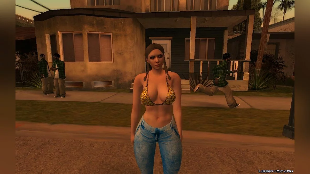 Сексуальная девушка из GTA Online / GTA San Andreas