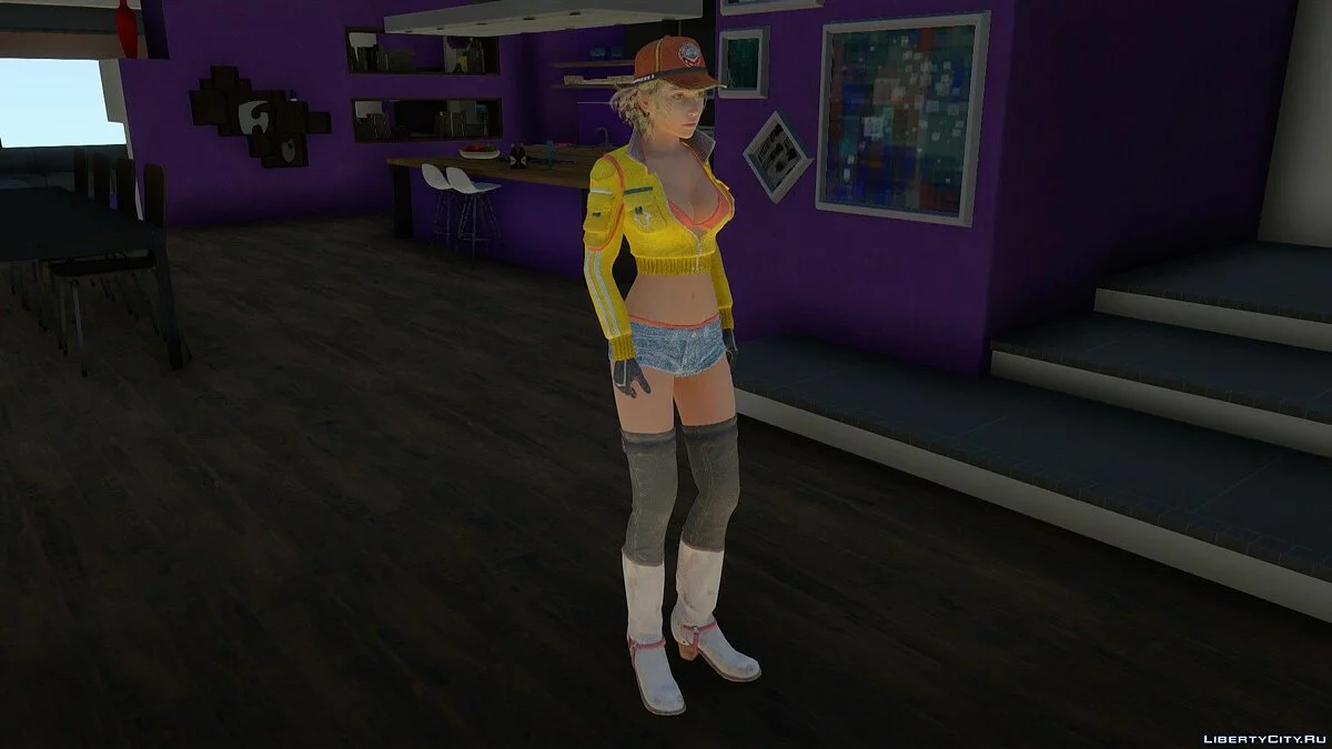 Синди Аурум из Final Fantasy XV / GTA San Andreas