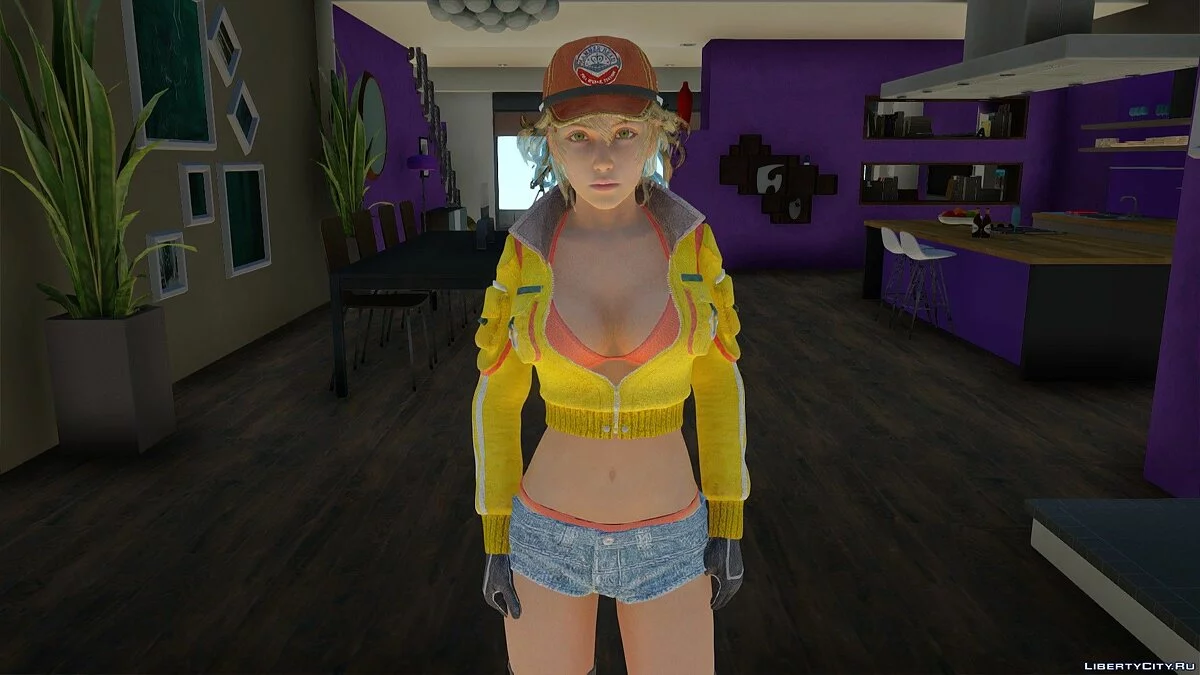 Синди Аурум из Final Fantasy XV / GTA San Andreas