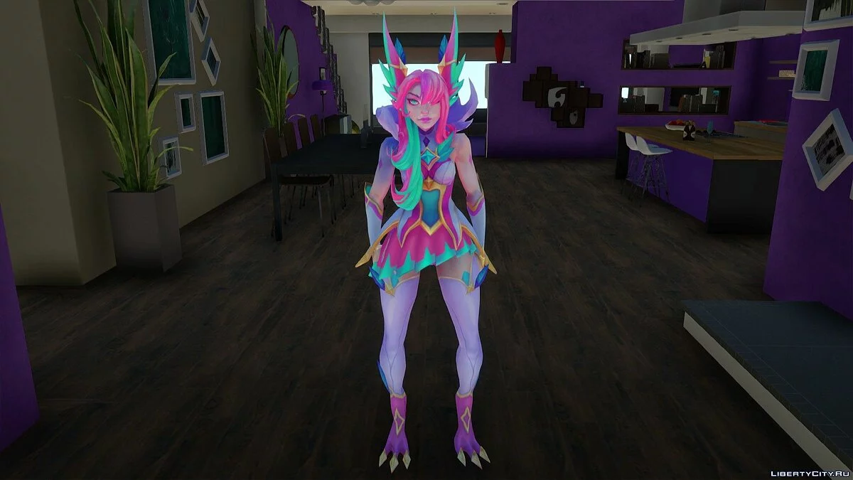 Star Guardian Xayah / GTA San Andreas