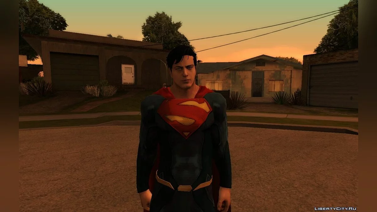 Супермен из DC Unchained / GTA San Andreas
