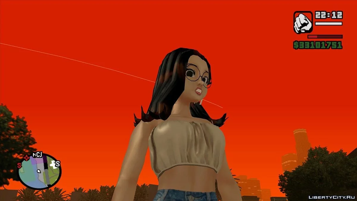 Turma da Mônica - Tina Casual v1 / GTA San Andreas