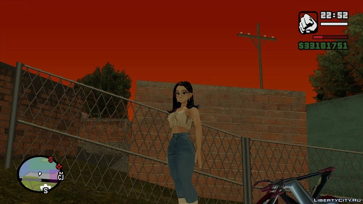 Turma da Mônica - Tina Casual v1 / GTA San Andreas