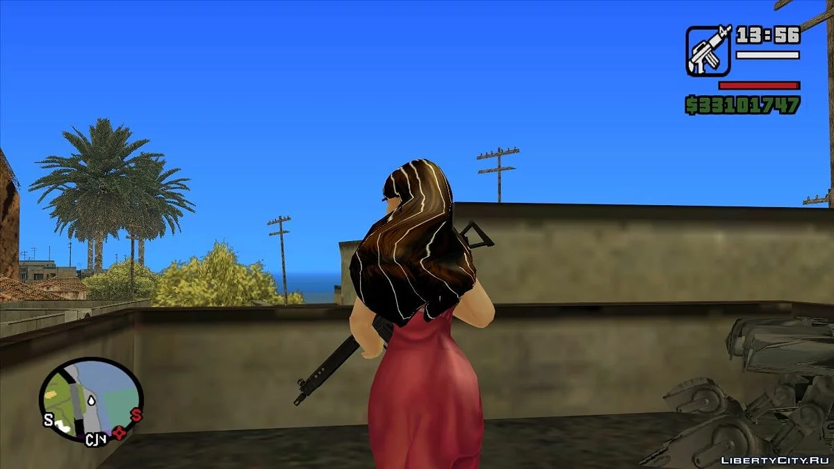 Turma da Mônica - Tina in a dress / GTA San Andreas
