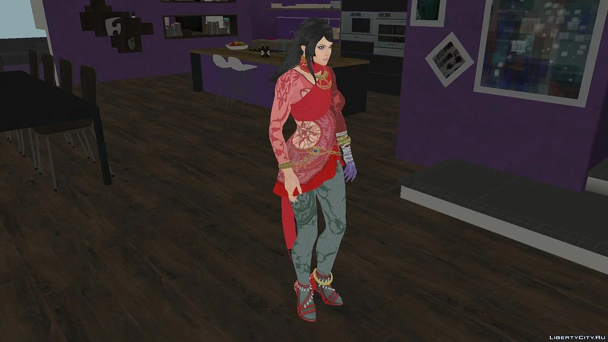 Зафина из Tekken 7 / GTA San Andreas