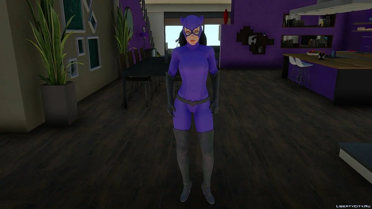 Женщина-кошка 1990 из Batman Arkham Knight / GTA San Andreas