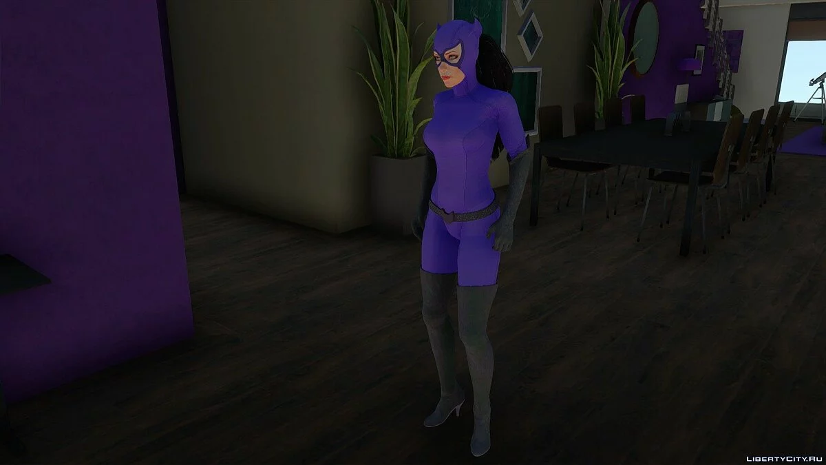 Женщина-кошка 1990 из Batman Arkham Knight / GTA San Andreas
