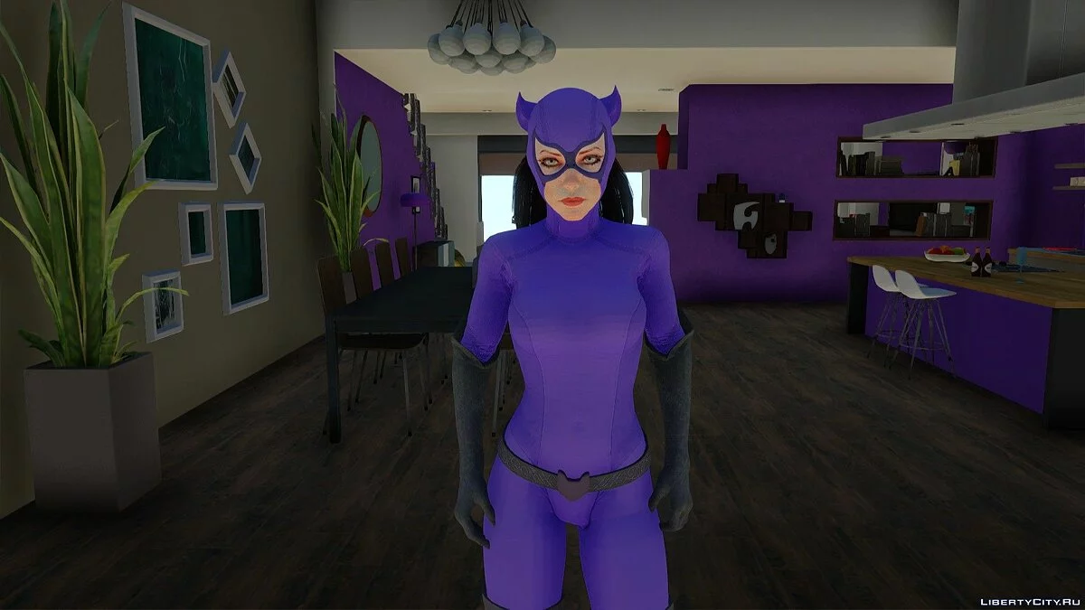 Женщина-кошка 1990 из Batman Arkham Knight / GTA San Andreas