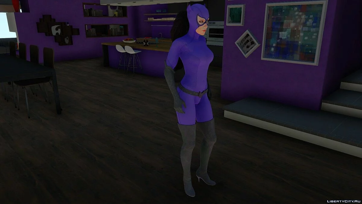 Женщина-кошка 1990 из Batman Arkham Knight / GTA San Andreas