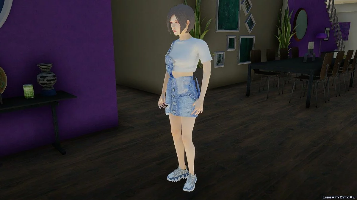 Ада Вонг в повседневной одежде v3 / GTA San Andreas