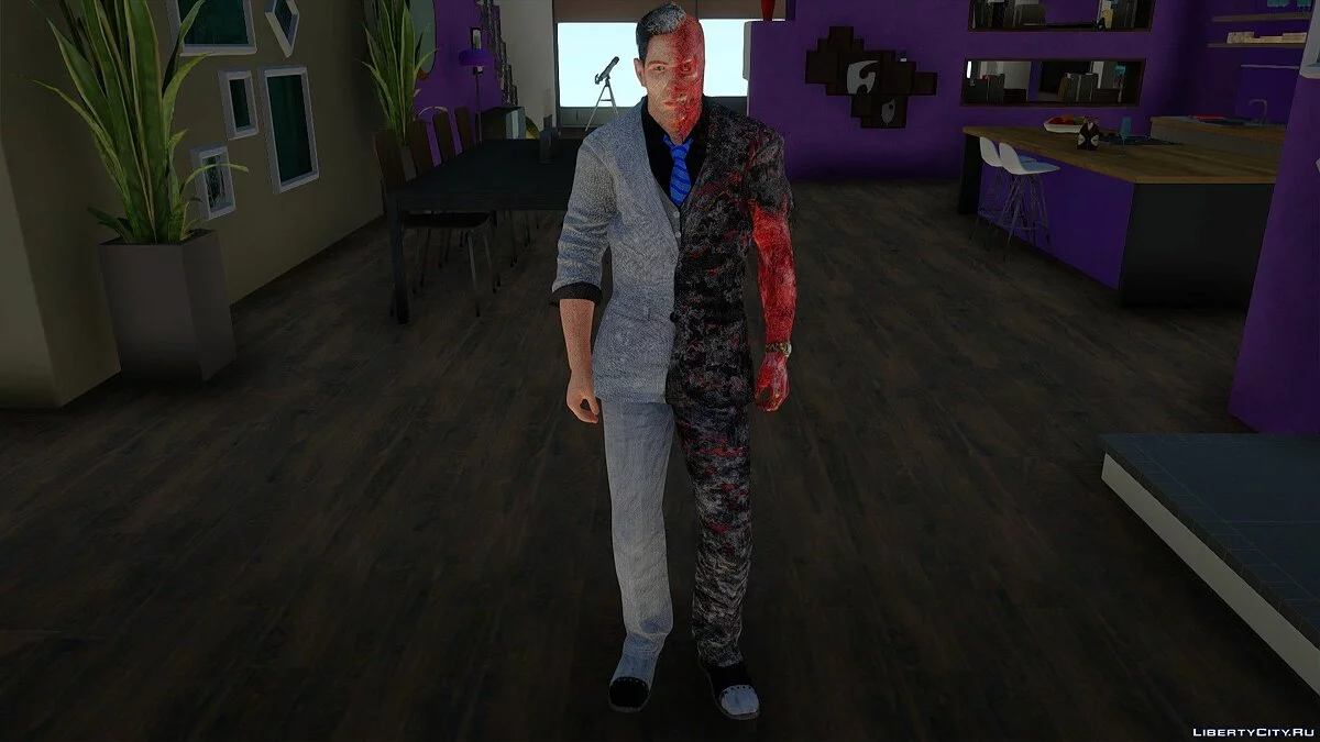Двуликий из Batman Arkham Knight / GTA San Andreas