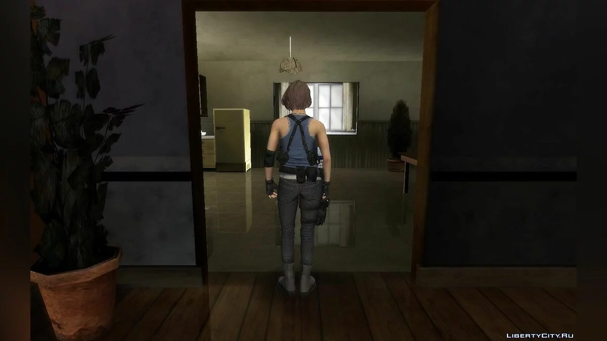 Джилл Валентайн из игры Resident Evil Remake / GTA San Andreas