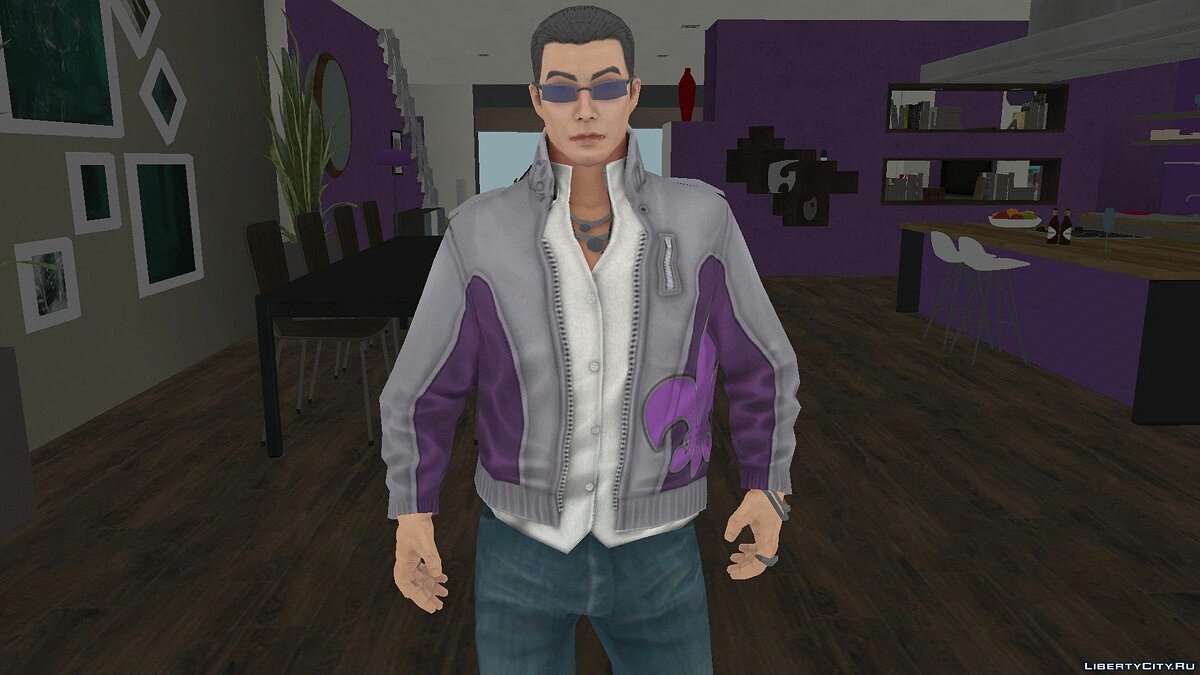 Новый персонаж <b>Джонни</b> <b>Гэт</b> из Saints Row IV для GTA San Andreas.