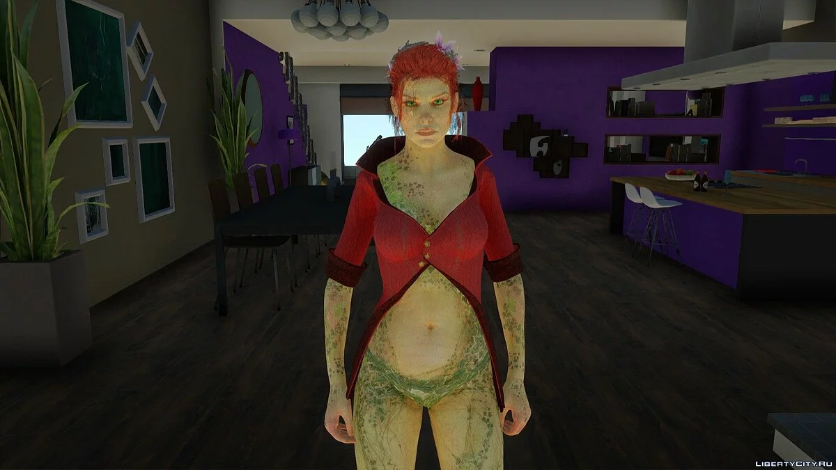 Ядовитый Плющ из Batman Arkham Knight / GTA San Andreas