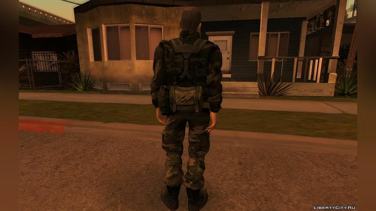 Эминем в военной форме / GTA San Andreas