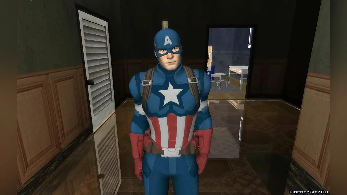 Капитан Америка из Фортнайт / GTA San Andreas