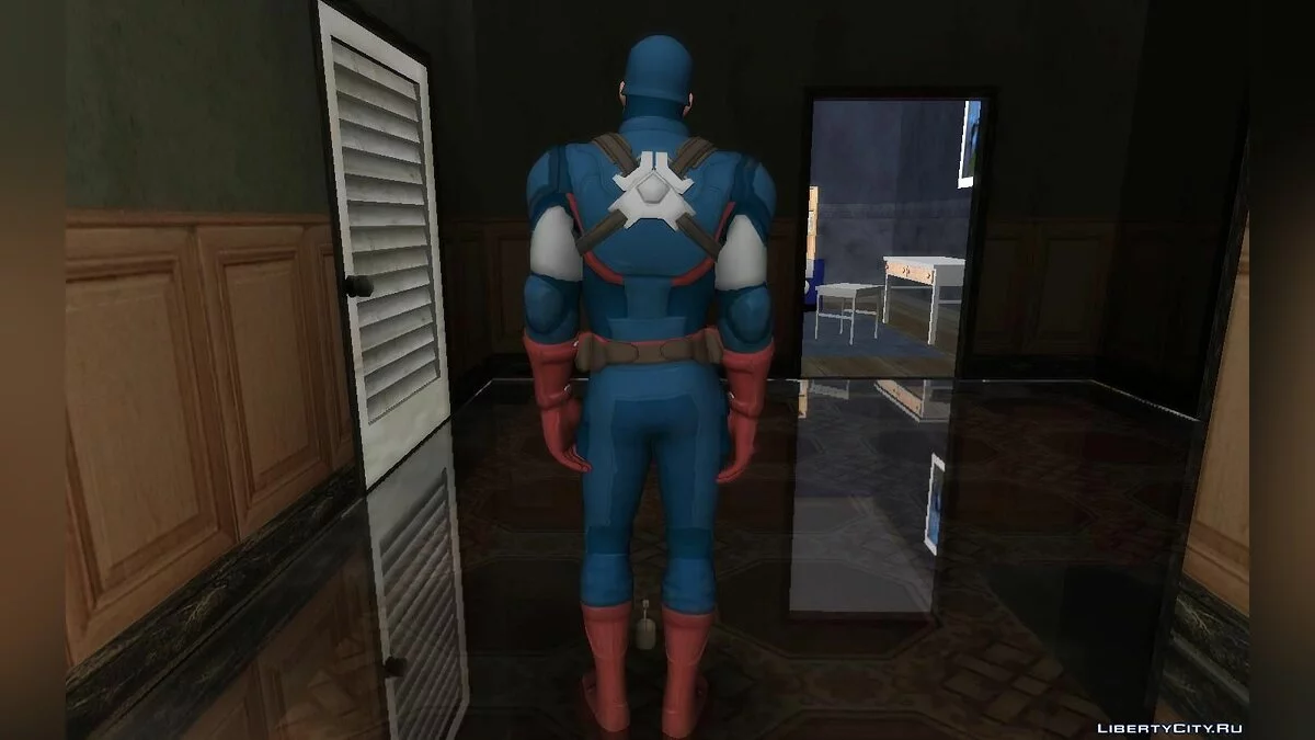 Капитан Америка из Фортнайт / GTA San Andreas