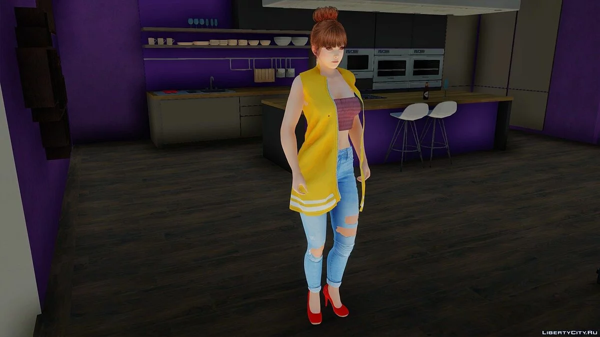Касуми в повседневной одежде v19 / GTA San Andreas