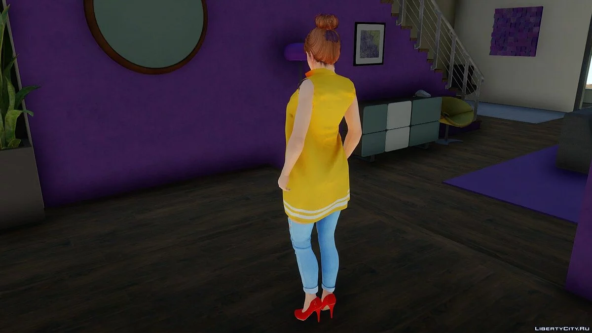 Касуми в повседневной одежде v19 / GTA San Andreas