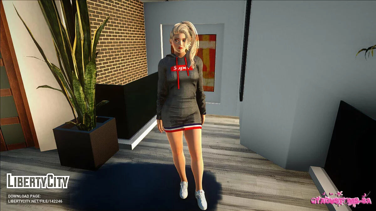 Хелена Дуглас в повседневной одежде v25 / GTA San Andreas
