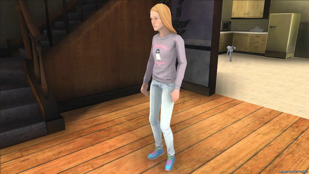 Хлоя Прайс в 13 лет из Life Is Strange: Episode 3 / GTA San Andreas