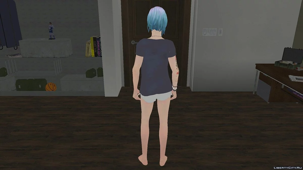Хлоя Прайс в пижаме из Life Is Strange: Episode 3 / GTA San Andreas