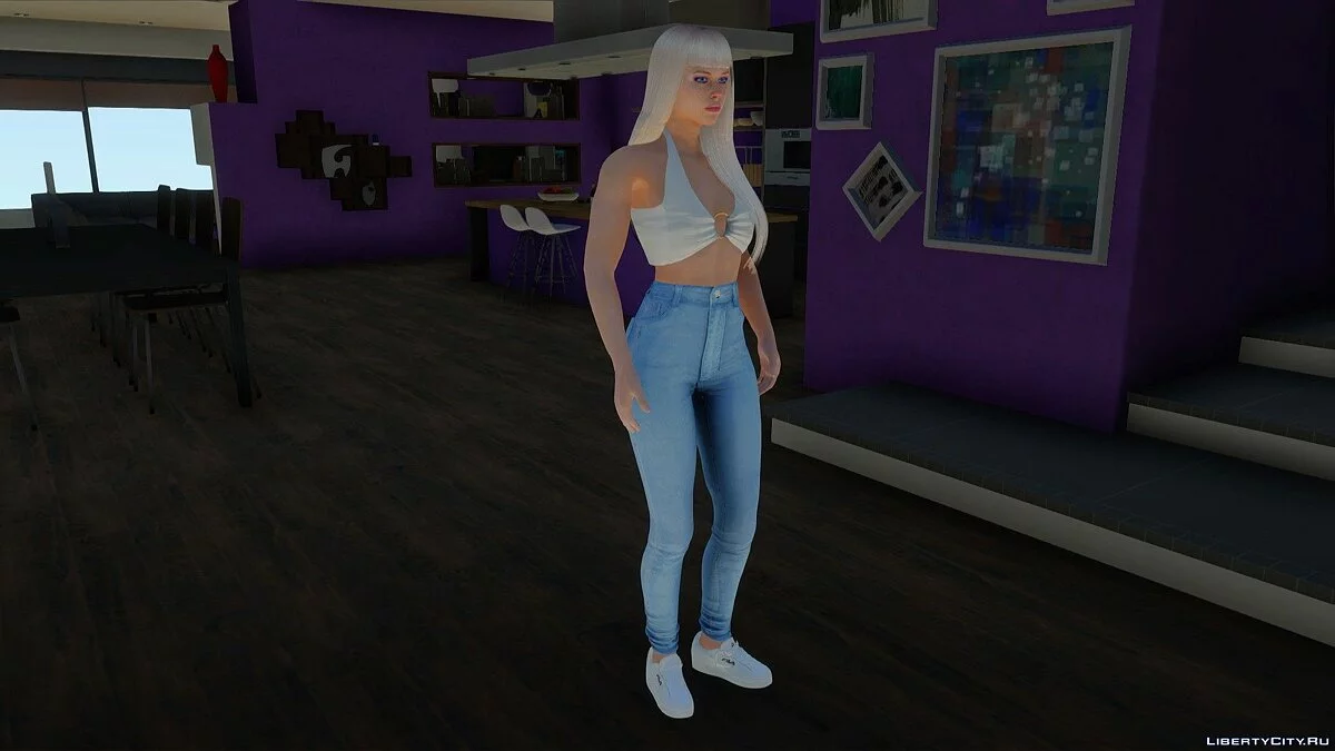 Кэсси в повседневной одежде v2 / GTA San Andreas