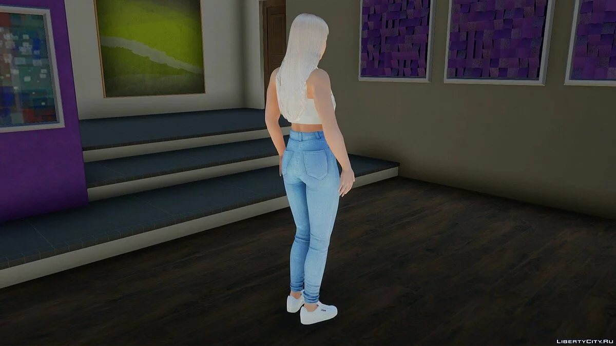 Кэсси в повседневной одежде v2 / GTA San Andreas