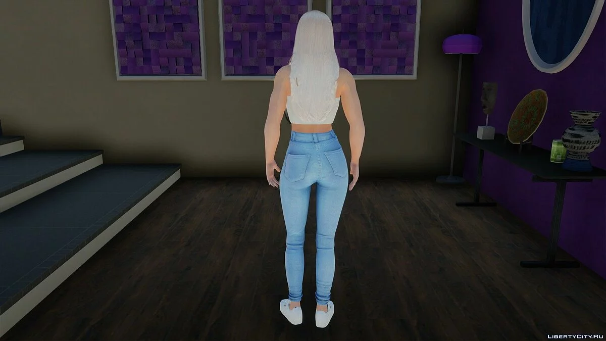 Кэсси в повседневной одежде v2 / GTA San Andreas