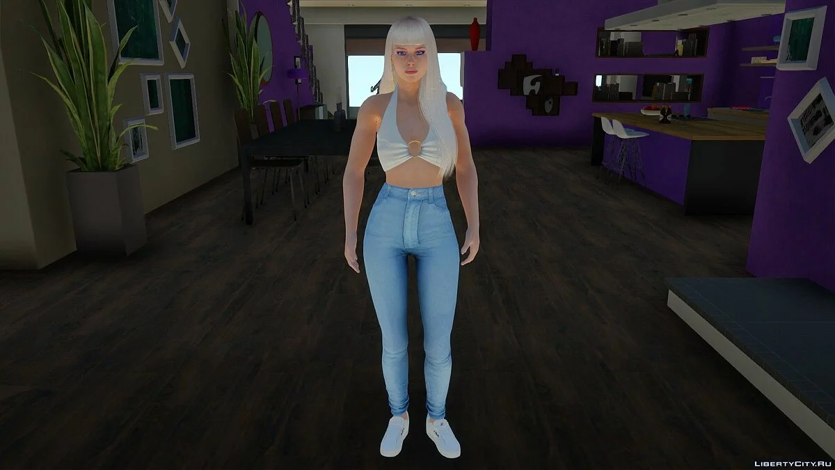 Кэсси в повседневной одежде v2 / GTA San Andreas