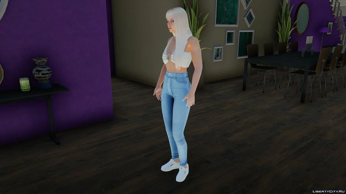 Кэсси в повседневной одежде v2 / GTA San Andreas