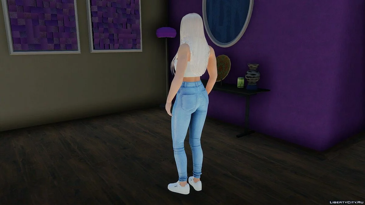 Кэсси в повседневной одежде v2 / GTA San Andreas
