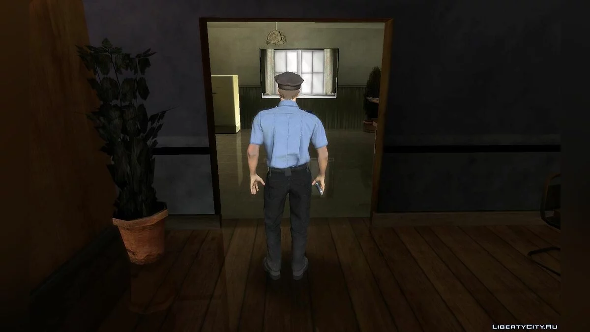Леон в униформе копа / GTA San Andreas