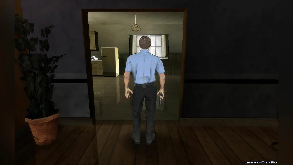 Леон в униформе копа / GTA San Andreas