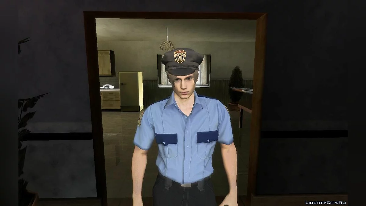 Леон в униформе копа / GTA San Andreas