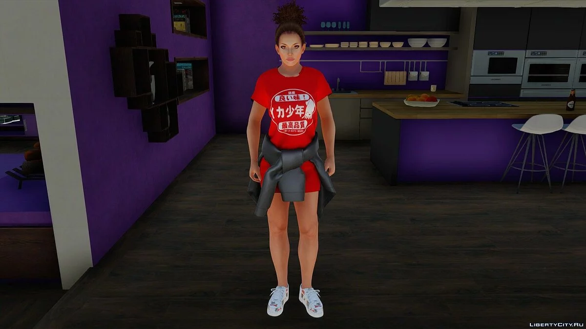 Лиза Хэмилтон в повседневной одежде v8 / GTA San Andreas