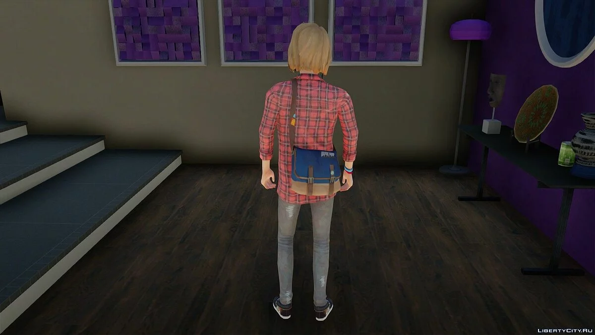 Максин Колфилд в костюме Рэйчел Эмбер из Life is Strange / GTA San Andreas