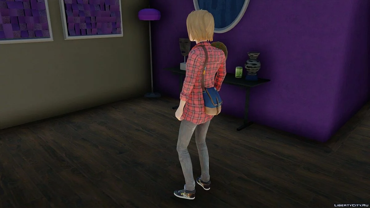 Максин Колфилд в костюме Рэйчел Эмбер из Life is Strange / GTA San Andreas
