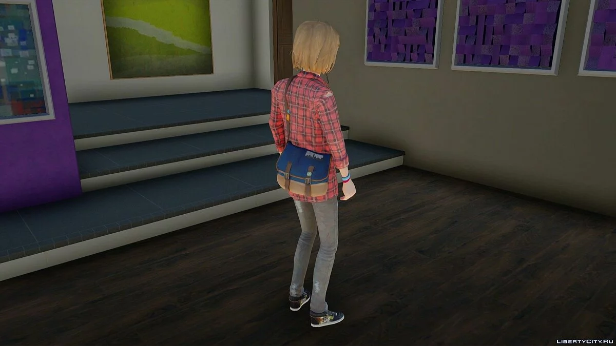 Максин Колфилд в костюме Рэйчел Эмбер из Life is Strange / GTA San Andreas