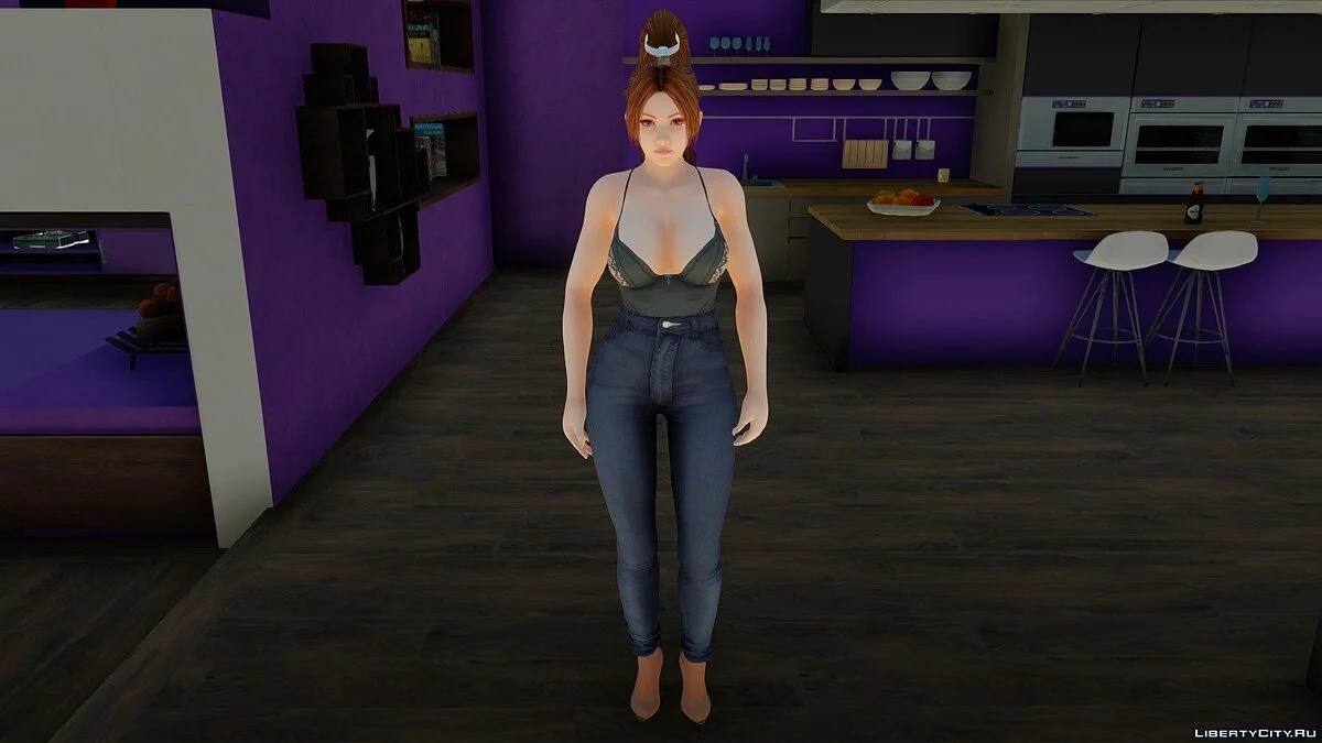 Мэй Ширануи в повседневной одежде v13 / GTA San Andreas