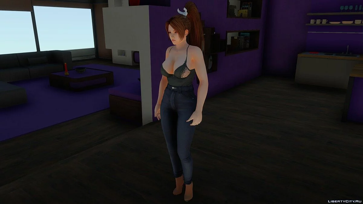 Мэй Ширануи в повседневной одежде v13 / GTA San Andreas