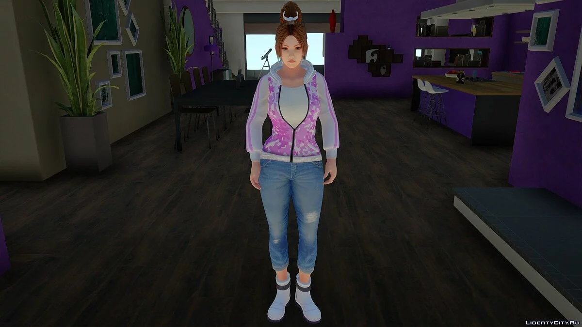 Мэй Ширануи в повседневной одежде v14 / GTA San Andreas
