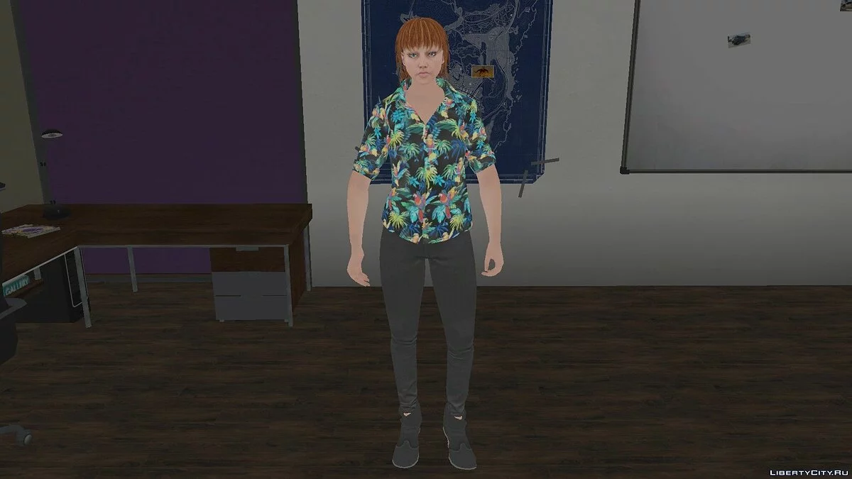 Рандомный скин девушки из GTA Online / GTA San Andreas