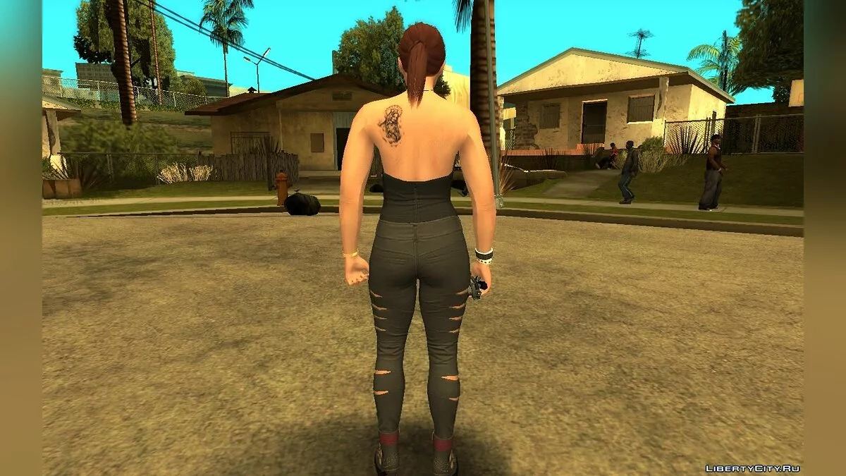 Рандомный женский скин из GTA Online #1 / GTA San Andreas