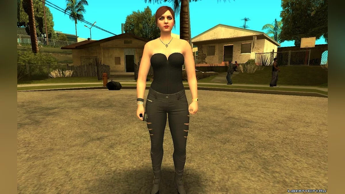 Рандомный женский скин из GTA Online #1 / GTA San Andreas