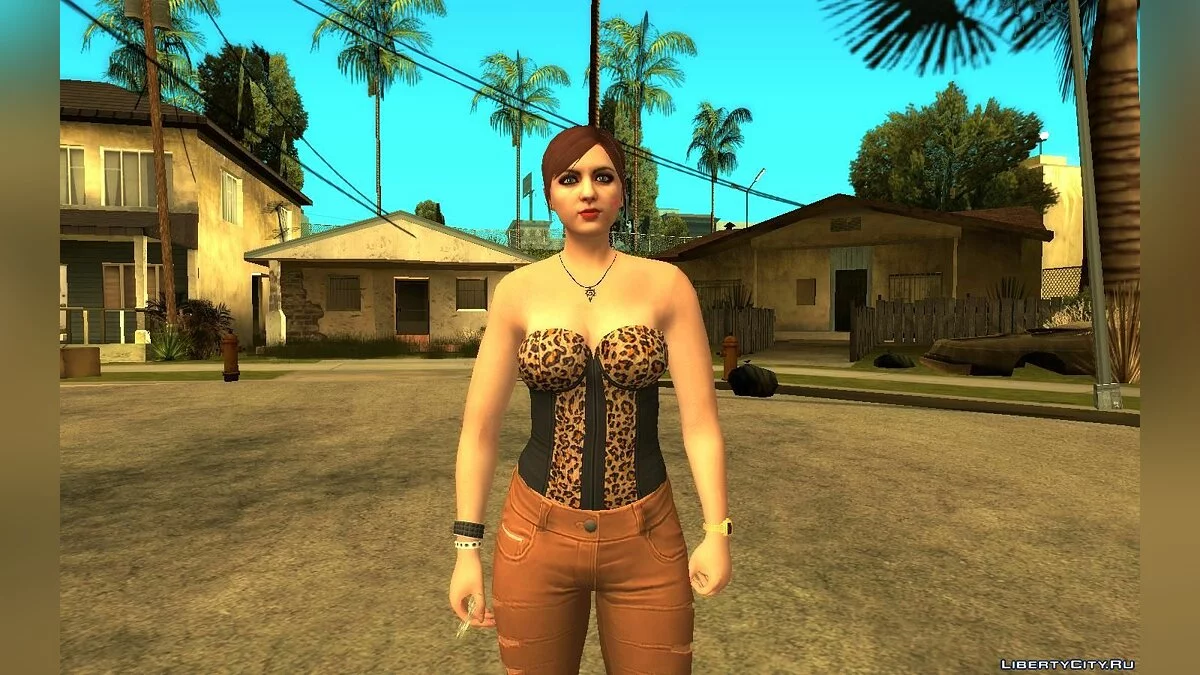 Рандомный женский скин из GTA Online #1 / GTA San Andreas