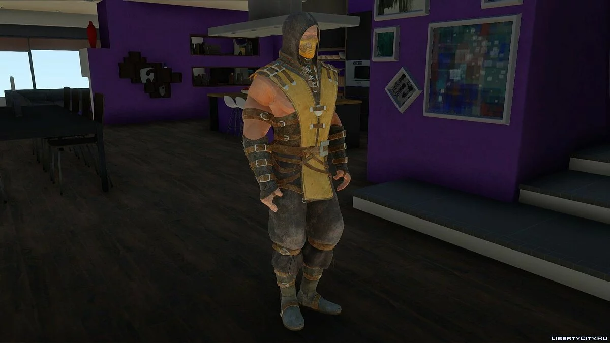 Скорпион из Mortal Kombat X / GTA San Andreas