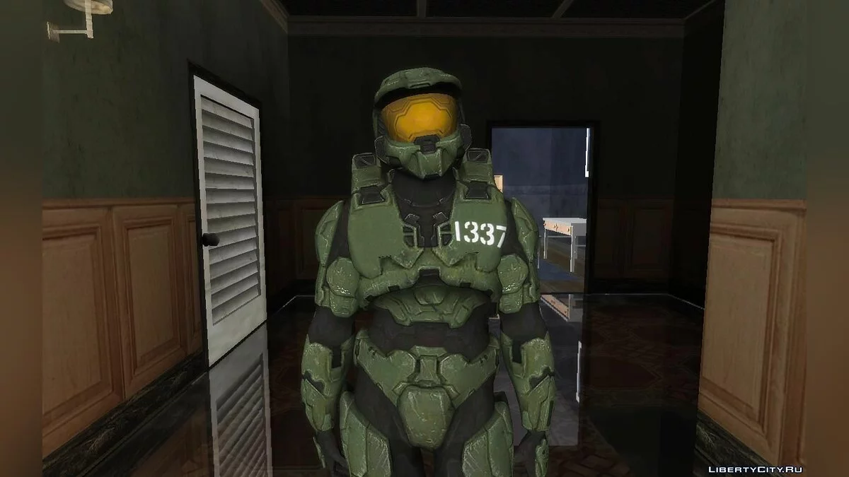 Spartan 1337 из Halo Legends / GTA San Andreas