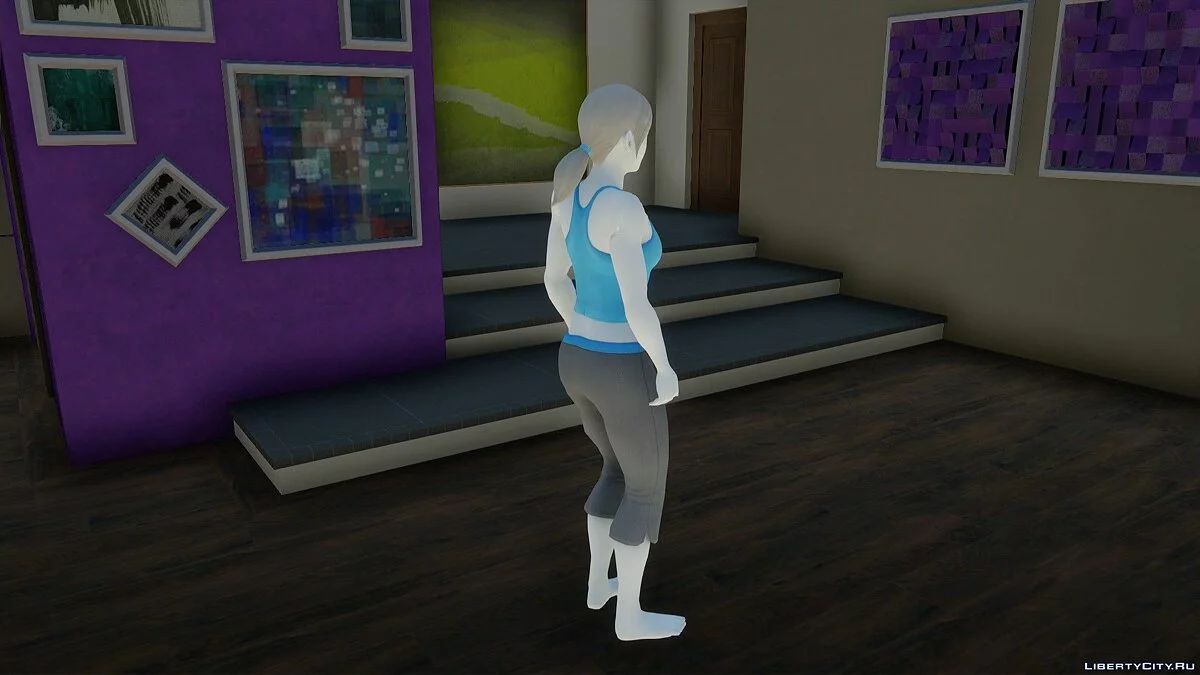 Wii Fit Trainer из Smash Ultimate / GTA San Andreas