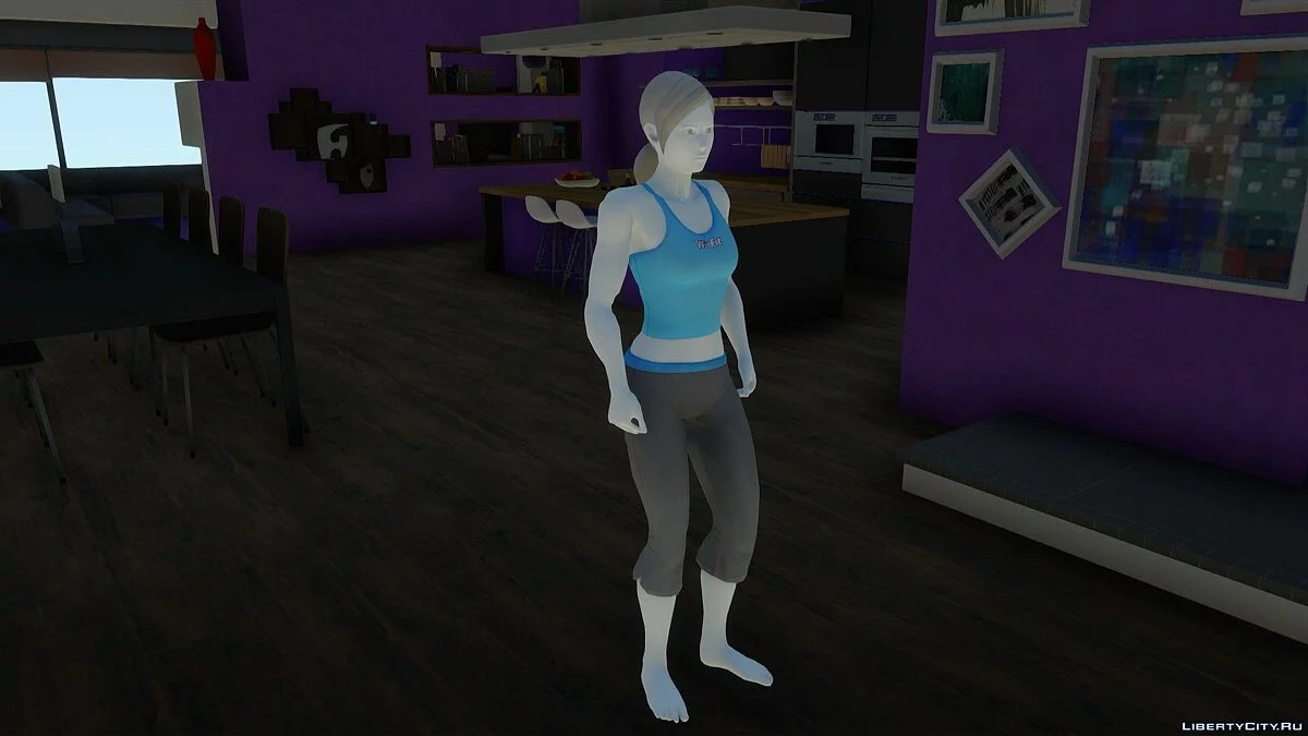 Wii Fit Trainer из Smash Ultimate / GTA San Andreas